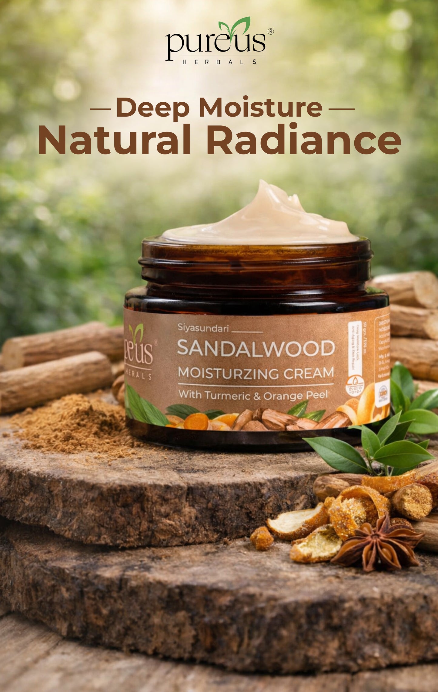 Siyasundari Sandalwood Moisturizing Cream (50 gm)