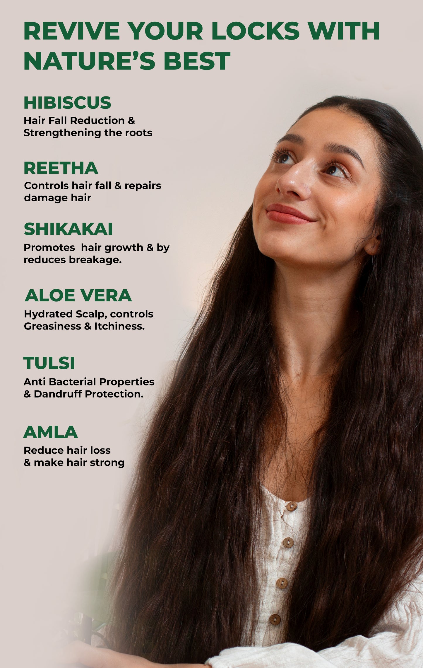 Amla Reetha Shikakai Shampoo & Hair Oil Combo – Ayurvedic Hair Fall Control & Hair Growth Solution