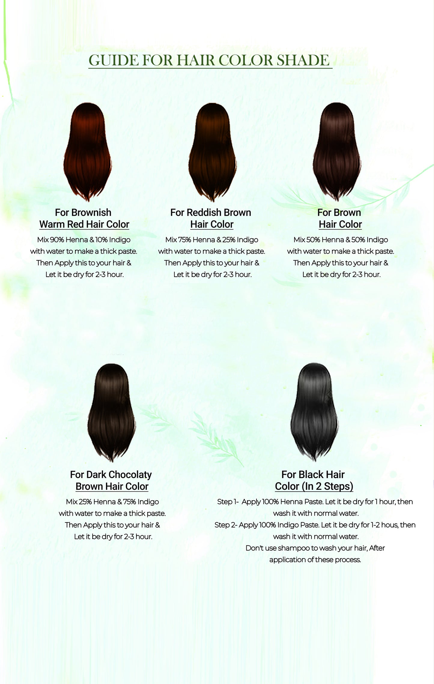 Pureus Herbals Pure Henna Indigo Powder Combo