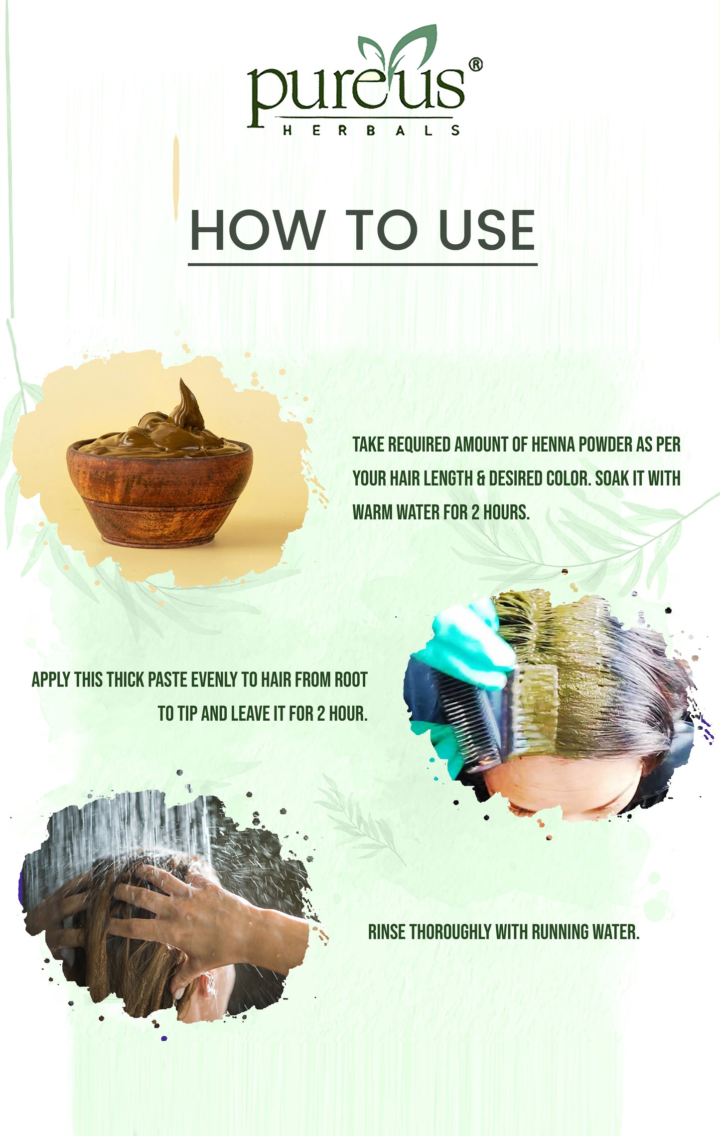 Pureus Herbals Pure Henna Indigo Powder Combo