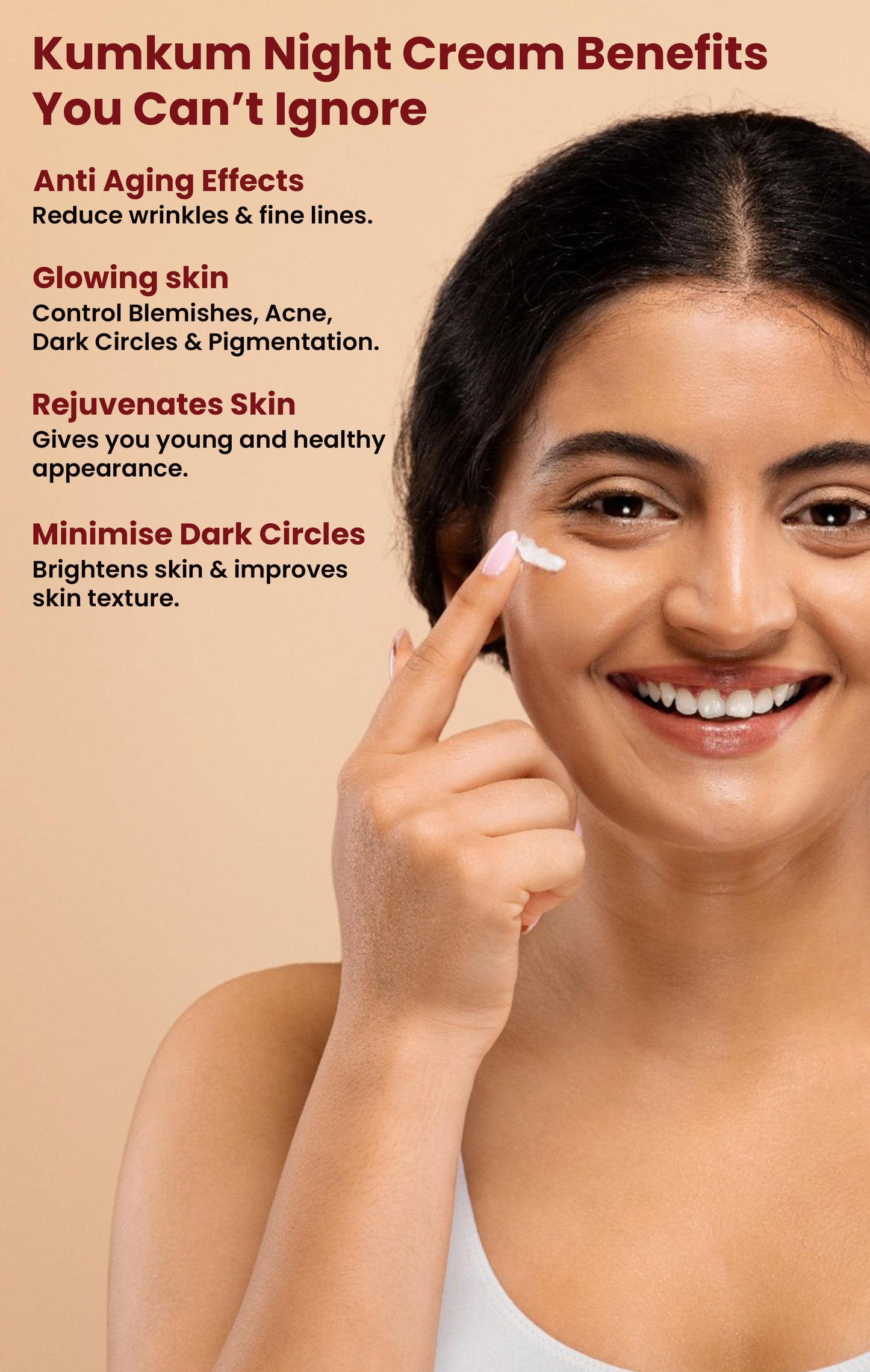 Siyasundari Kumkumadi Night Cream for Glowing Skin