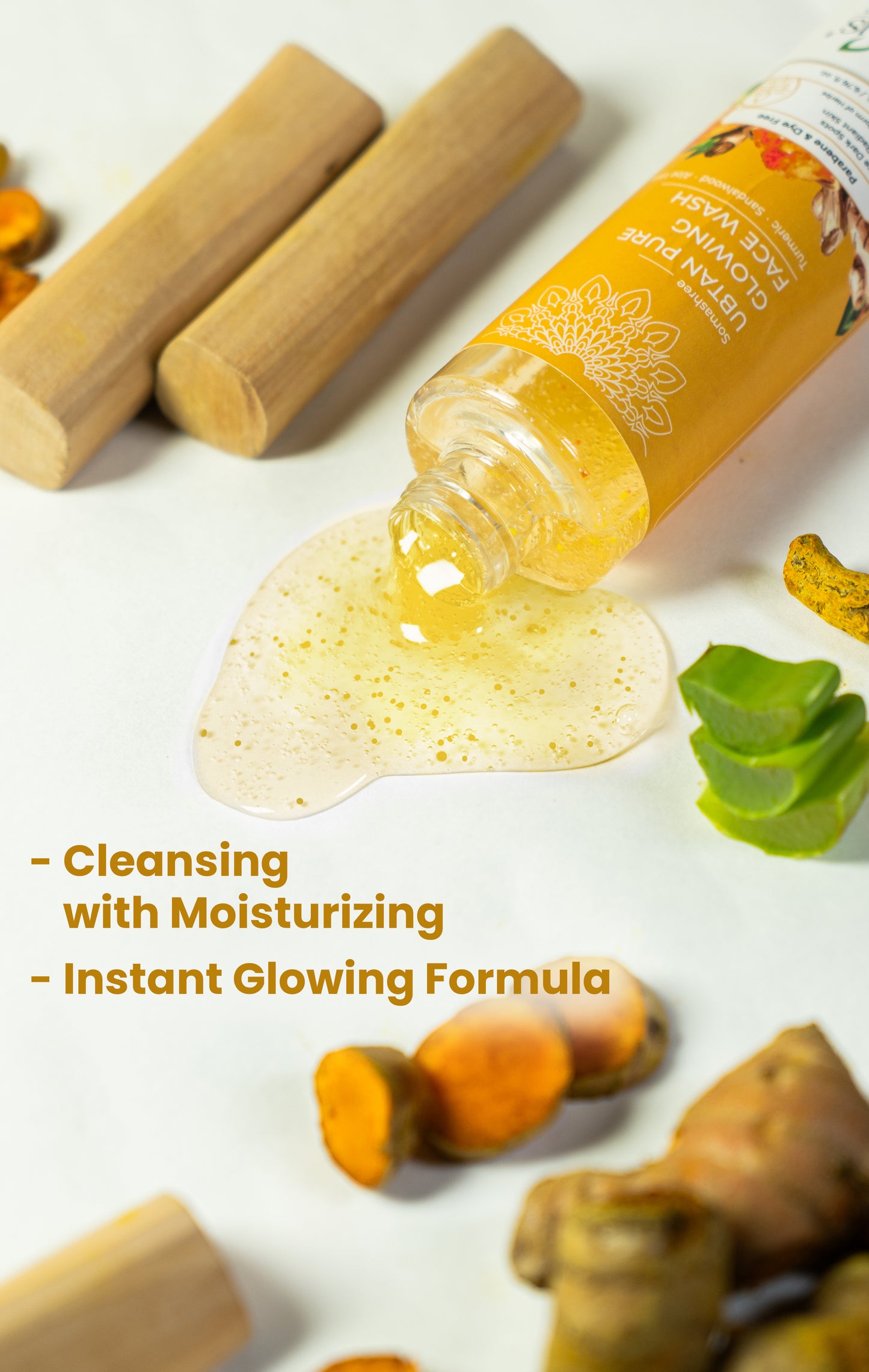 Somashree Ubtan Pure Face Wash for Pimples Free Brightening Skin