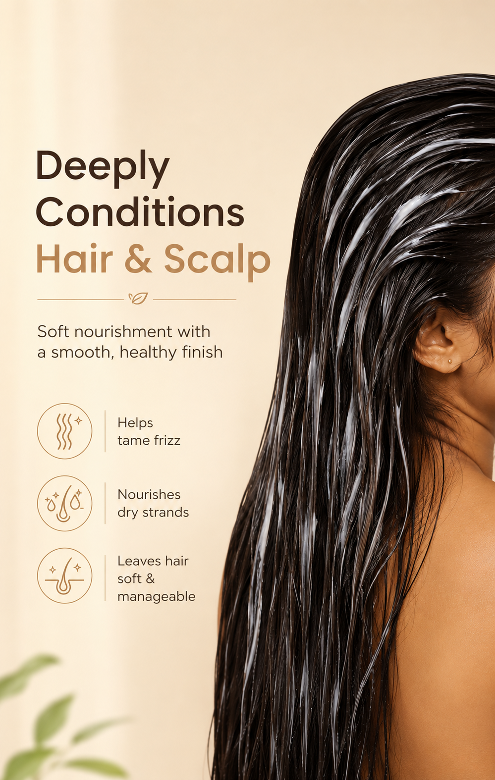 Shreekesha Flaxseed Damage Repair Conditioner for Smoothens & Nourishes Dry Hair- 350 ml