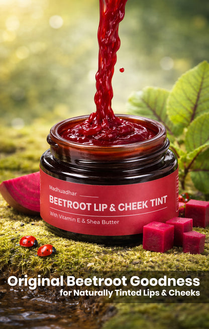 Madhuadhar Beetroot Lip & Cheek Tint Balm (15 gm)