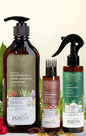 Hair Fall Control Kit - 10 Herbs in 1 Shampoo, Amla Reetha Shikakai Hair Oil  Rosemary Rice Water Spray (710 ml)