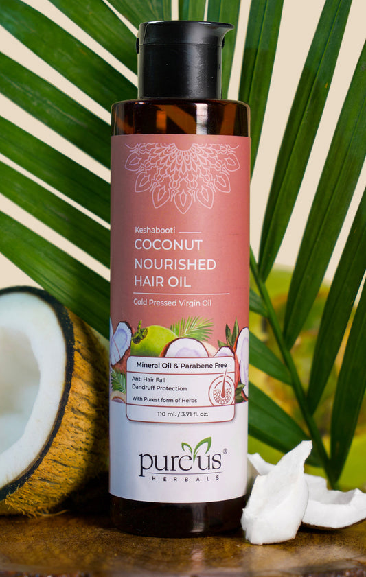 Keshabooti Coconut Oil for Nourished Hair Extra Virgin Cold Pressed oil