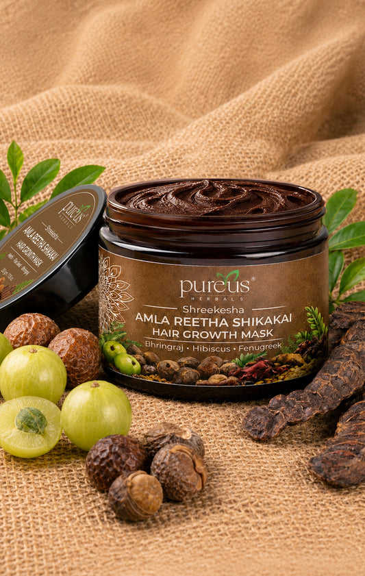Shreekesha Amla Reetha Shikakai Hair Growth Mask (250 gm)