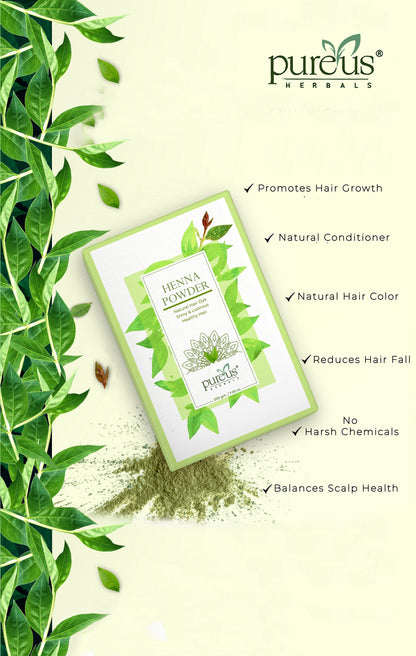 Pureus Herbals Pure Henna Indigo Powder Combo