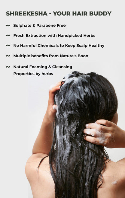 Pureus Herbals Shreekesha Anti Danruff Shampoo for Healthy Scalp (350 ml)