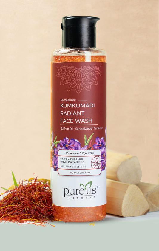 Somashree Kumkumadi Radiant Face Wash (200 ml)