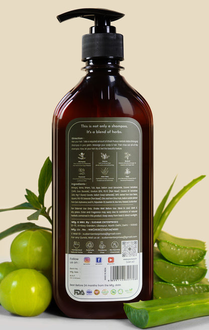 Shreekesha Maha Bhringraj Sulphate Free Shampoo for Hair Fall & Strong Roots (400 ml)