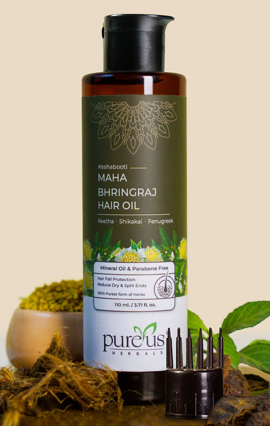 Keshabooti Maha Bhringraj Hair Oil for Reduce Hair Fall