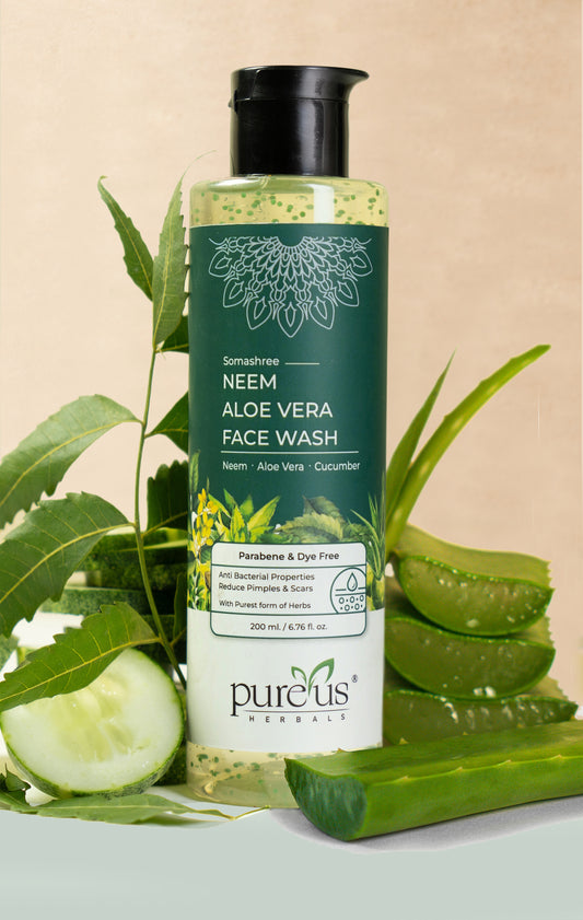 Somashree Neem Aloe Vera Face Wash (200 ml)