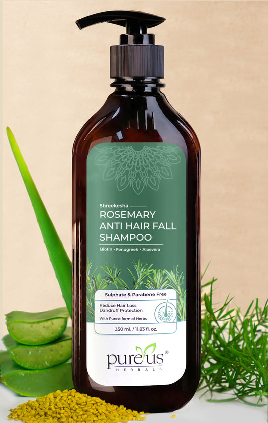 Shreekesha Rosemary Anti Hair Fall Sulphate Free Shampoo (350 ml)