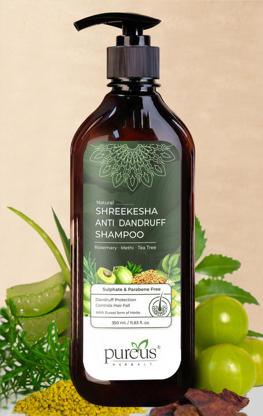 Shreekesha Anti Dandruff Shampoo Sulphate Free (350 ml)