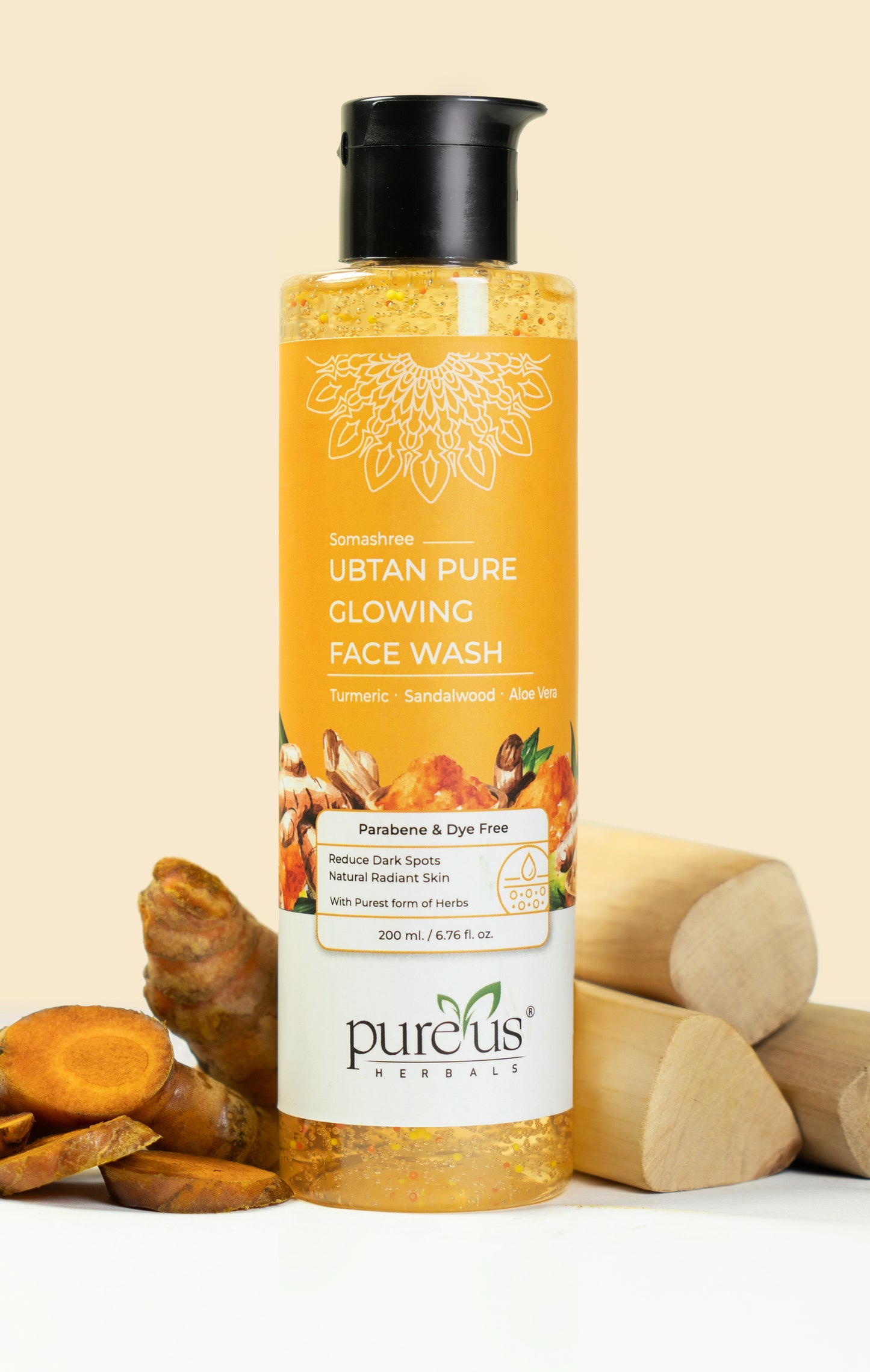 Somashree Ubtan Pure Face Wash for Pimples Free Brightening Skin