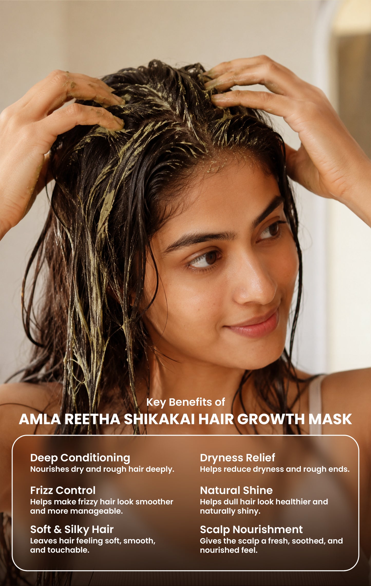 Shreekesha Amla Reetha Shikakai Hair Growth Mask (250 gm)