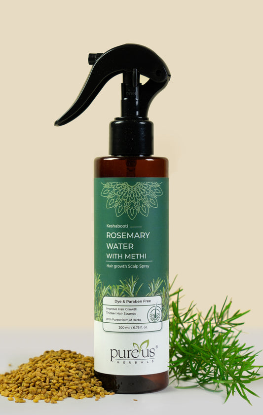 Keshabooti Rosemary Water Mist Spray For Hair Growth (200 ml)